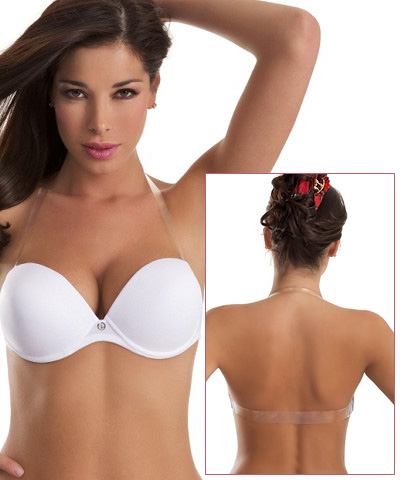 The best strapless backless push up padded bra with clear back ...