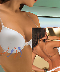 Clear Straps Bra - Clear Strap Back - Backless Bras - Futura Naomi - Clear strap bra 