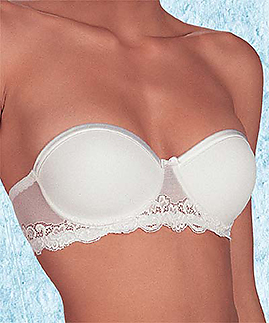 Convertible bras: strapless bras  - clear straps bras