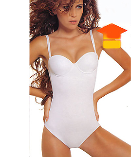 Convertible Strapless - Clear  Strap Bodysuits