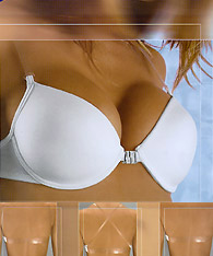 Clear strap bras with clear back - Futura Sogno - Clear strap bra 