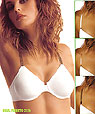 Underwired soft cup clear straps bras - Papillon art.P2176 -  