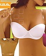 Backless strapless bras - clear straps and clear back bras - Vega Gold -  