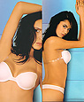 Backless clear strap halter bras or strapless bras with clear back - Si e Lei style 1372 -  