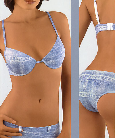 Push up bras and panties - Jeans a.CJEA10