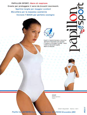 Sports bodysuit by Papillon - Papillon art.6535