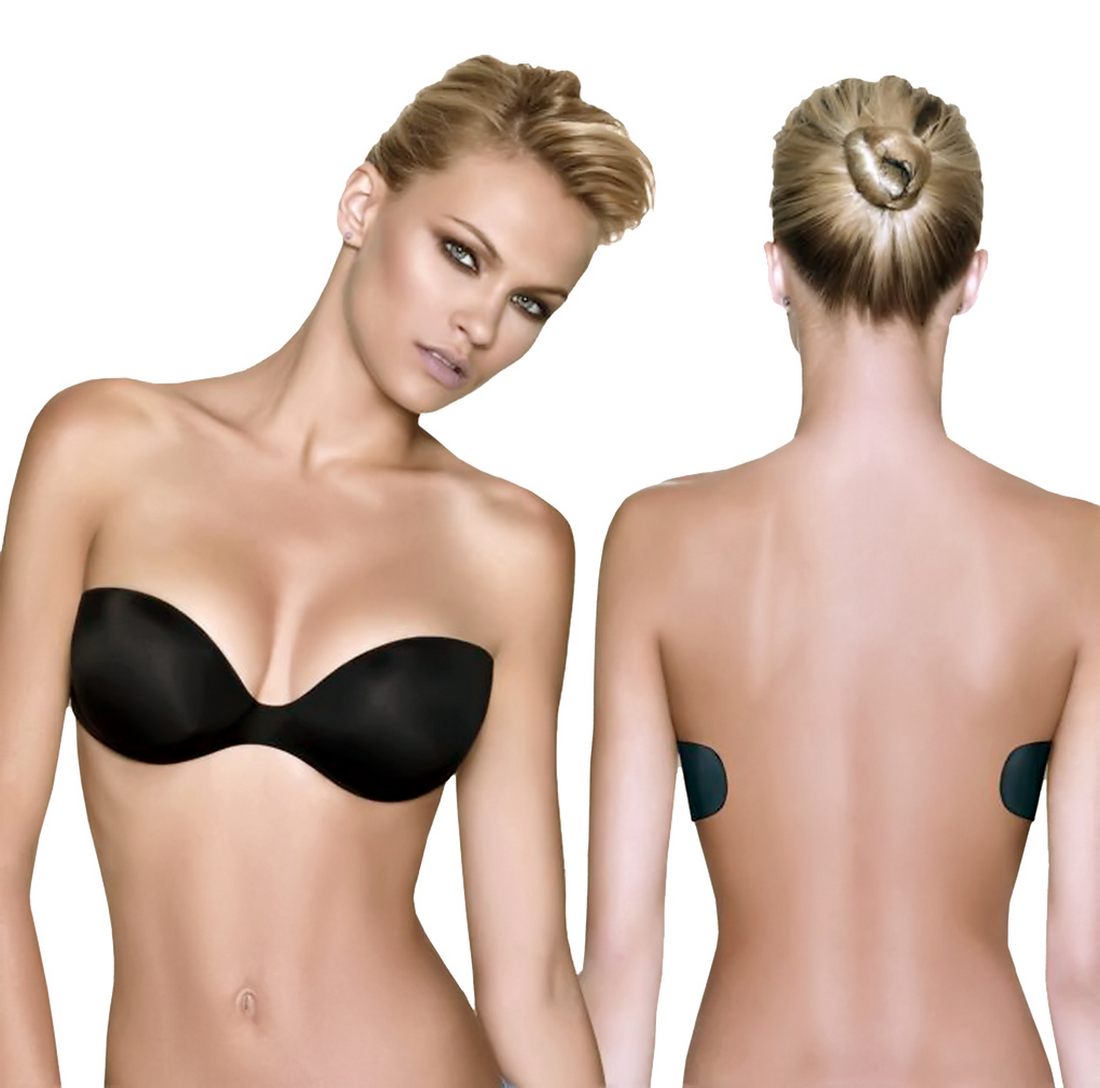 Adhesive backless strapless graduated bra - Papillon Enigma PA1010