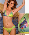 Green Sexy Bikinis unlined wireless - Amarea style 235GR